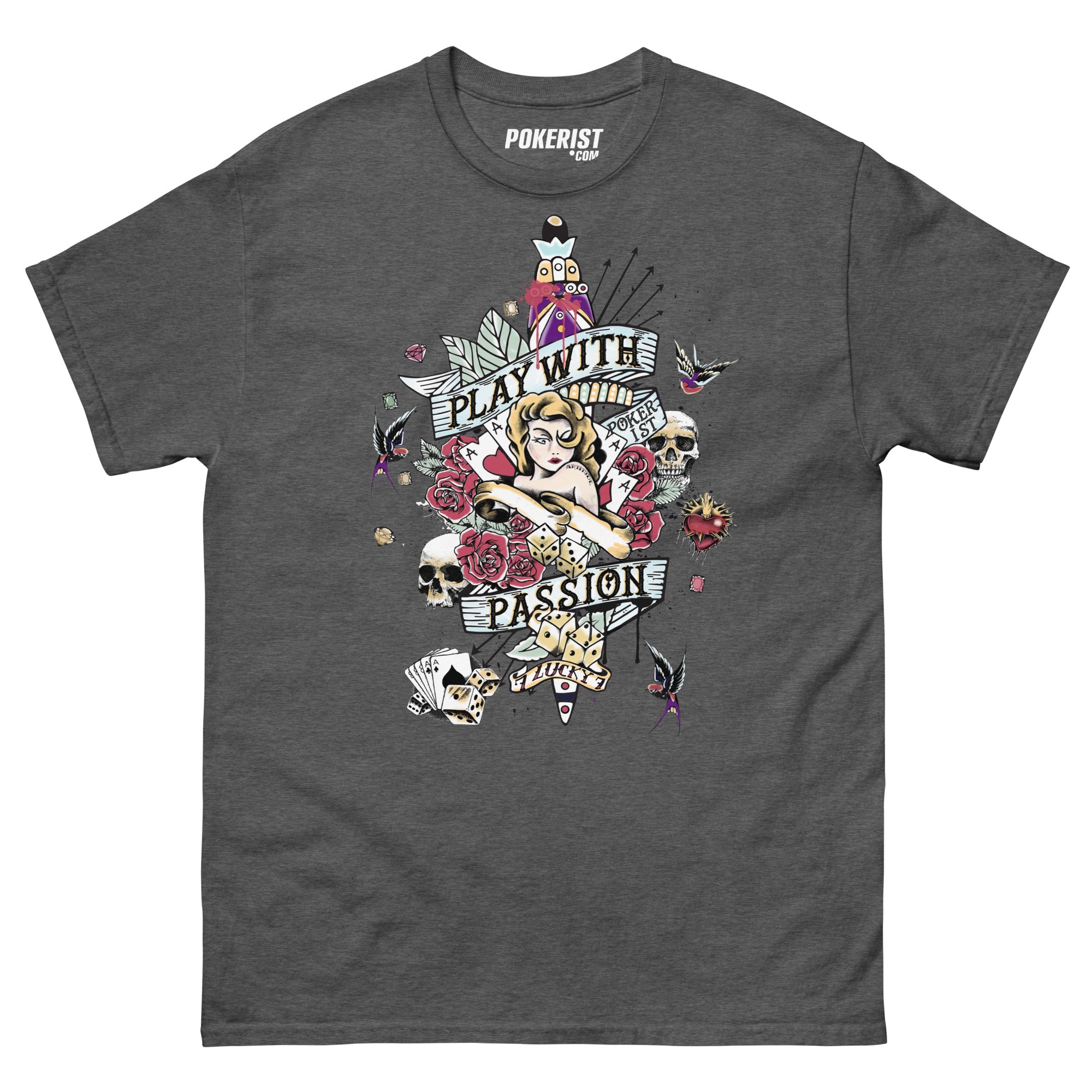 Play With Passion - Men's classic tee - Pokerist