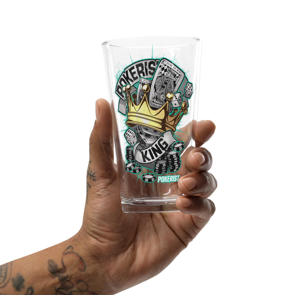 Pokerist King - Shaker pint glass