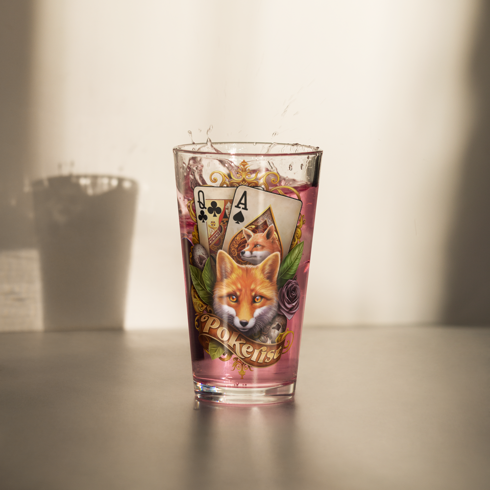 Paddy's Fox - Shaker pint glass