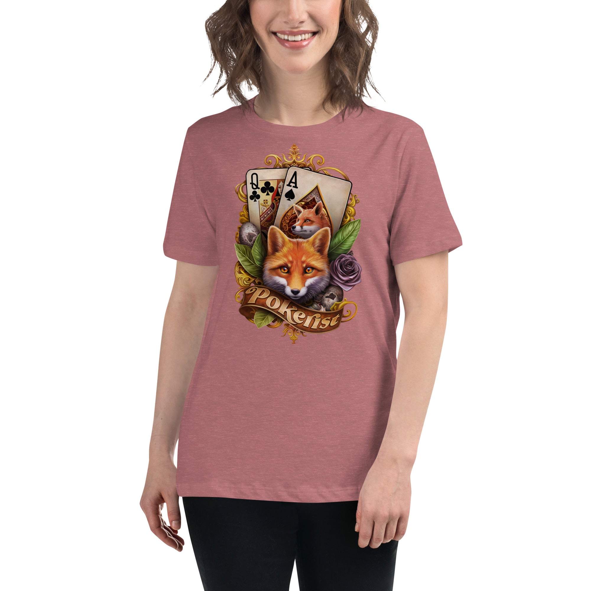 Paddy's Fox - Women's Relaxed T-Shirt - Pokerist